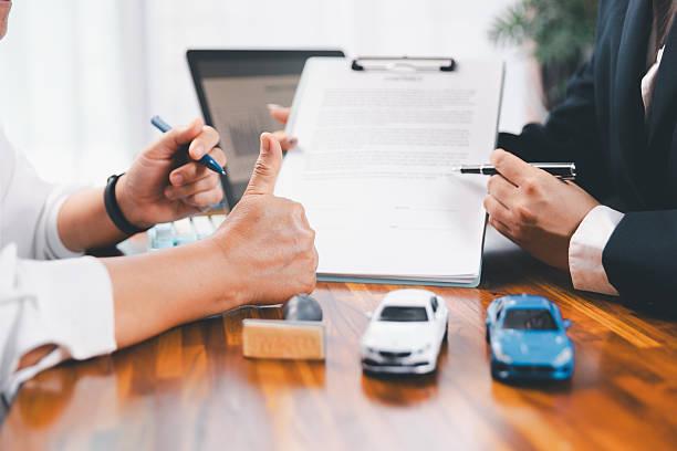 Car sale documentation and paperwork